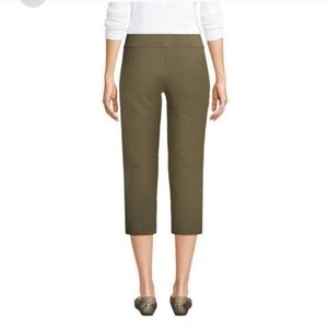 Lands' End Women's Shore Comfort Stretch Knit Carpi Pants Pull On nwt